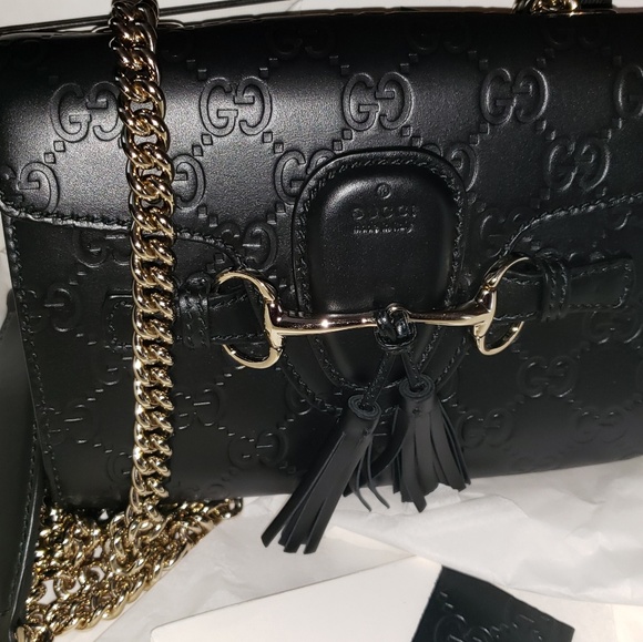 **SOLD***Gucci Emily Guccissima Mini Shoulder Bag - Picture 3 of 8